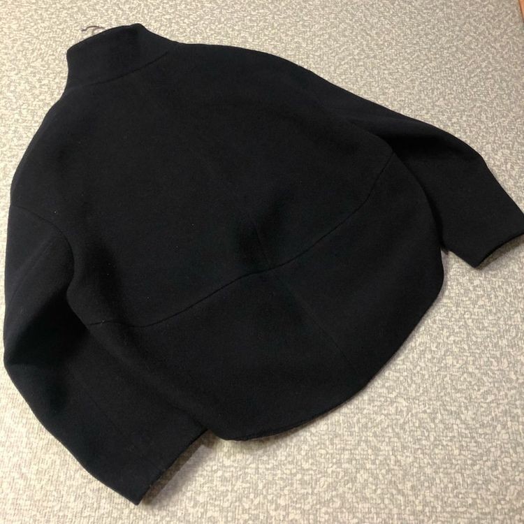 보카바카 23년 더플 코트 숏 떡볶이 하이넥 울90% 이미지