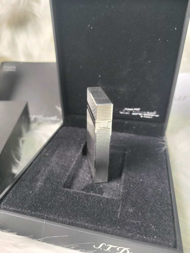 [새상품,풀세트] 듀퐁라이터 라인2 ca16181 은장 듀퐁 라이타 이미지