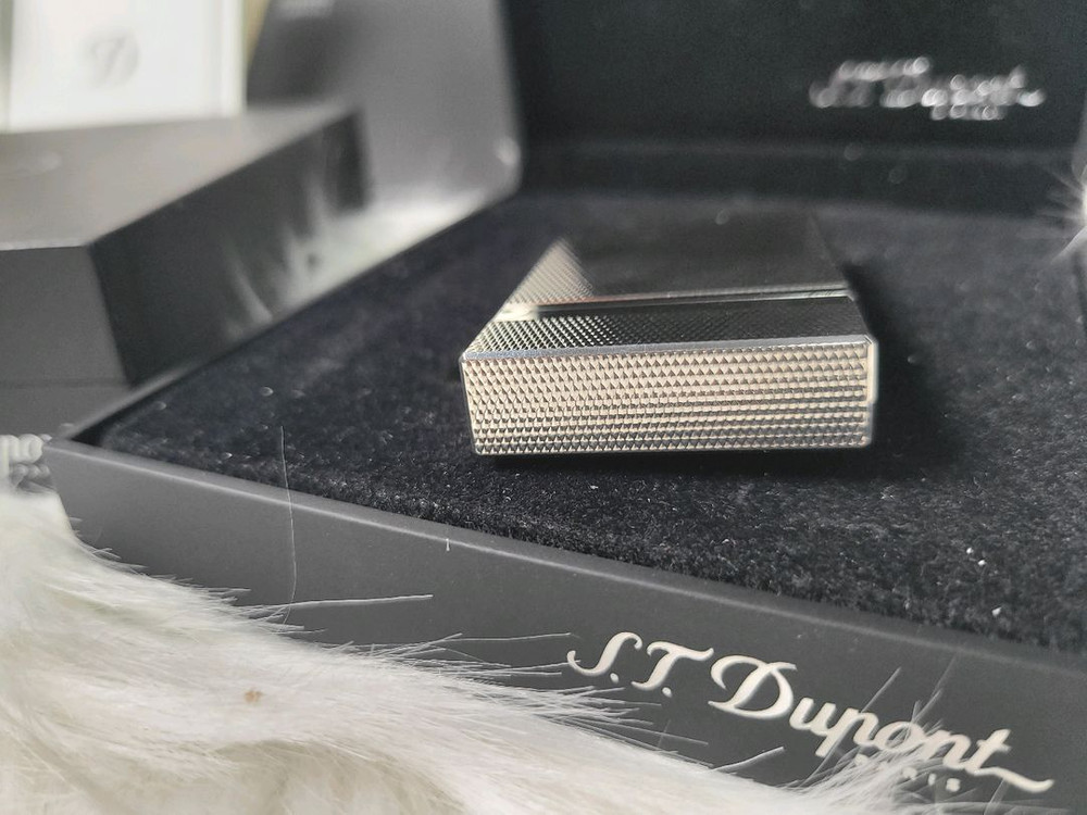 [새상품,풀세트] 듀퐁라이터 라인2 ca16181 은장 듀퐁 라이타 이미지