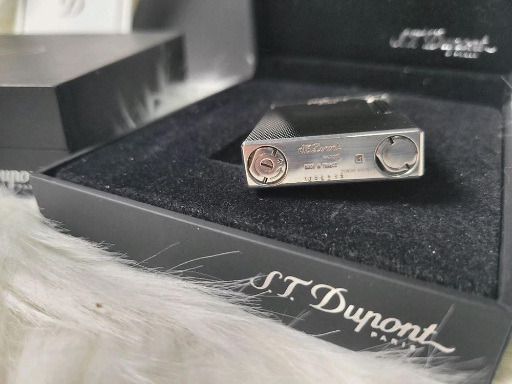 [새상품,풀세트] 듀퐁라이터 라인2 ca16181 은장 듀퐁 라이타 이미지