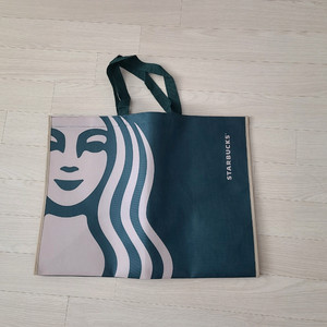 스타벅스 부직포 가방 대형 새제품 택포