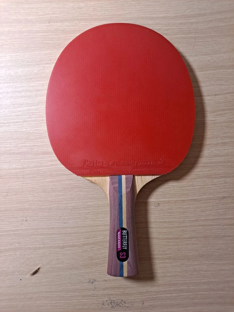 버터플라이 나카마 S-3 탁구라켓 판매합니다. 이미지