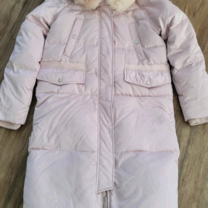 에고이스트 퍼오리털 롱패딩ㅡ딸기우유색 넘 이뻐요 이미지