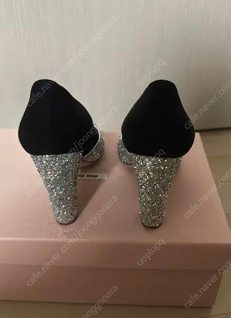 (새상품)미우미우 구두 glitter pump 이미지