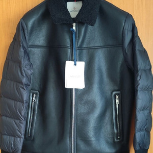 몽클레어 믹스레더자켓 패딩 이미지