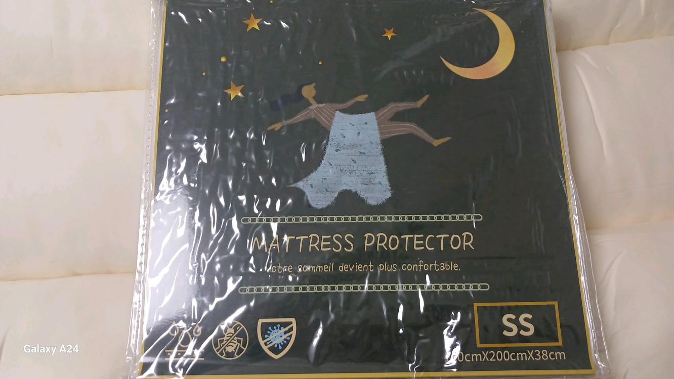 그린비 슈퍼싱글 매트리스 화이트 방수커버 새상품(110*200*300cm)--3