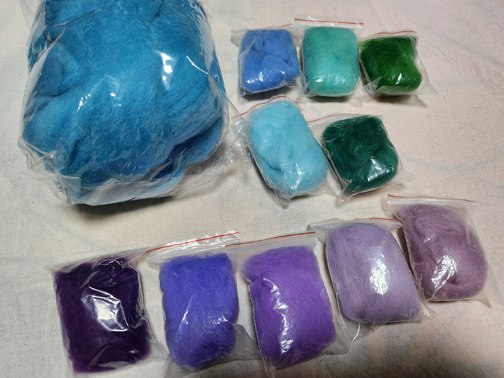 양모펠트 10g 단위로 판매--2