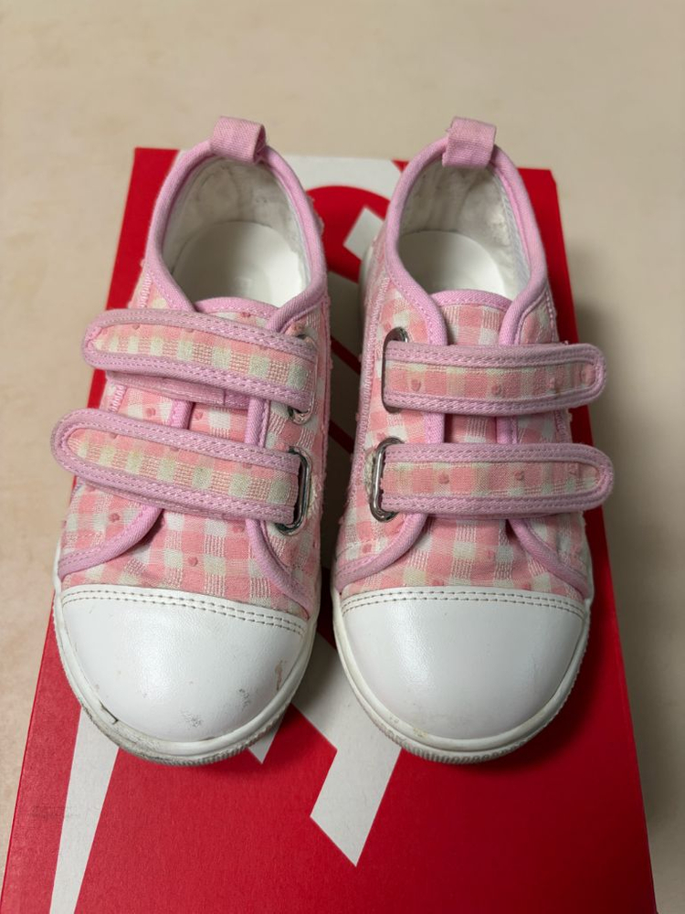 프롬베베 벨크로 체크 운동화 180 택포 8천 이미지