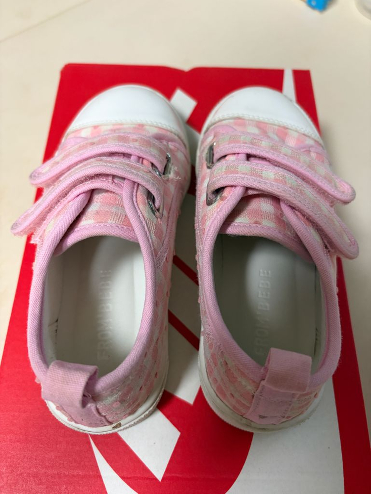 프롬베베 벨크로 체크 운동화 180 택포 8천 이미지