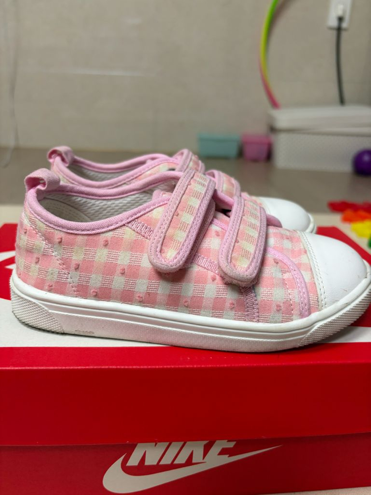 프롬베베 벨크로 체크 운동화 180 택포 8천 이미지