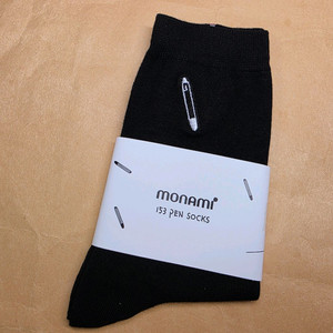 모나미 153 양말 새상품 검정 이미지