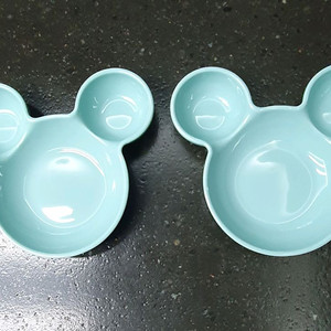 미키 마우스 접시 2set 새 것, 뽀로로 공기와 대접 2개 및 스폰지밥 공기, 씨리얼그릇 이미지