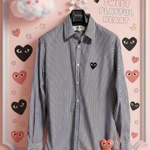 꼼데가르송 스트라이프 셔츠 XL