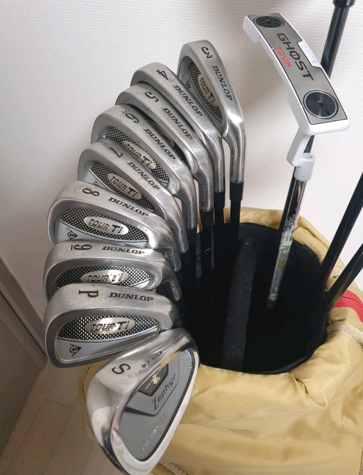남성 던롭 테일러메이드 골프채 풀세트 팝니다--1