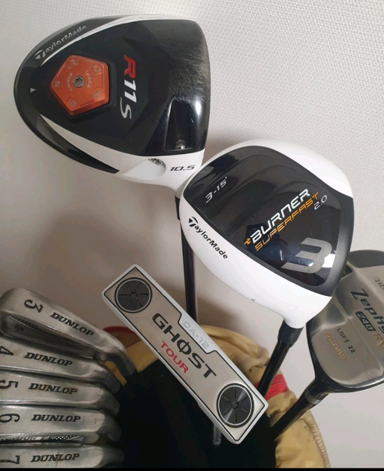 남성 던롭 테일러메이드 골프채 풀세트 팝니다--2