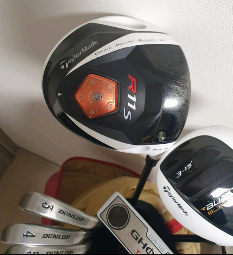 남성 던롭 테일러메이드 골프채 풀세트 팝니다--4