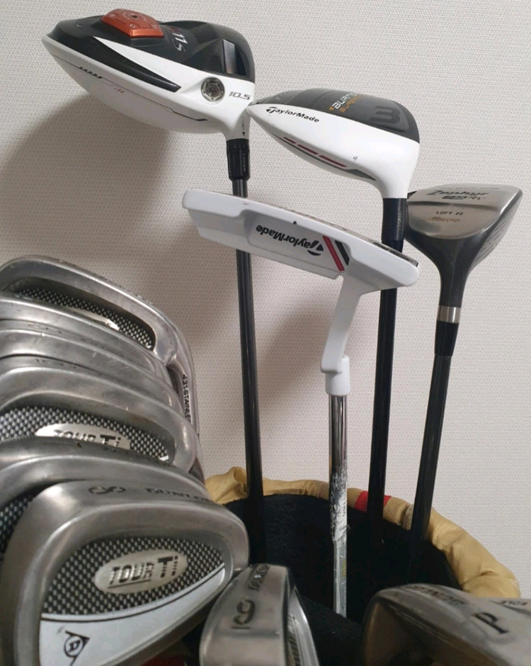 남성 던롭 테일러메이드 골프채 풀세트 팝니다--5