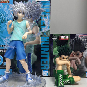 헌터x헌터 키메라앤트 2 이치방쿠지 제일복권 키르아 d상 곤 c상 피규어 세트 이미지