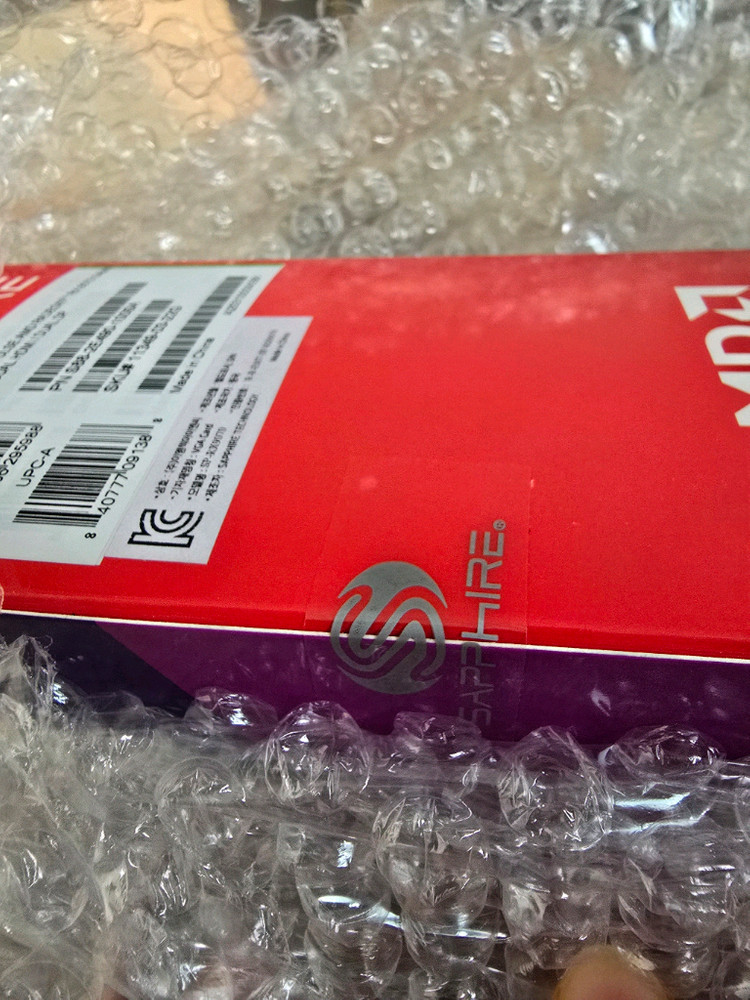 [미개봉] 사파이어 RX 9070 16GB 그래픽 카드--1