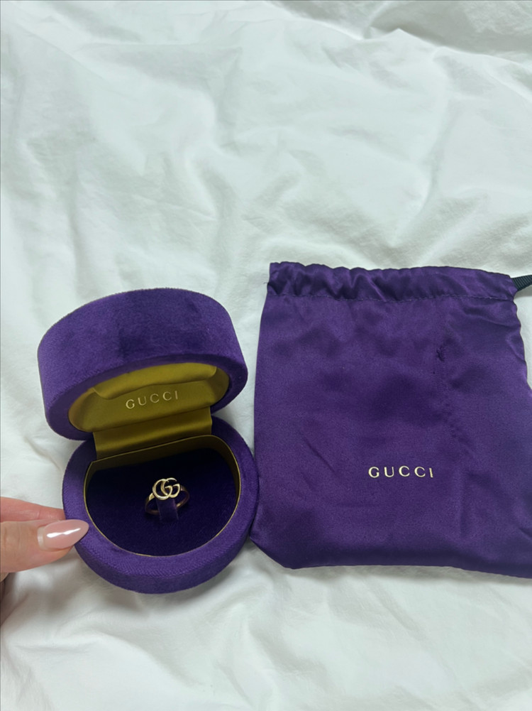 [판매]구찌 GG 러닝 18K 옐로 골드 반지 (GG Running 더블 G 링) 525690 J8500 800--2