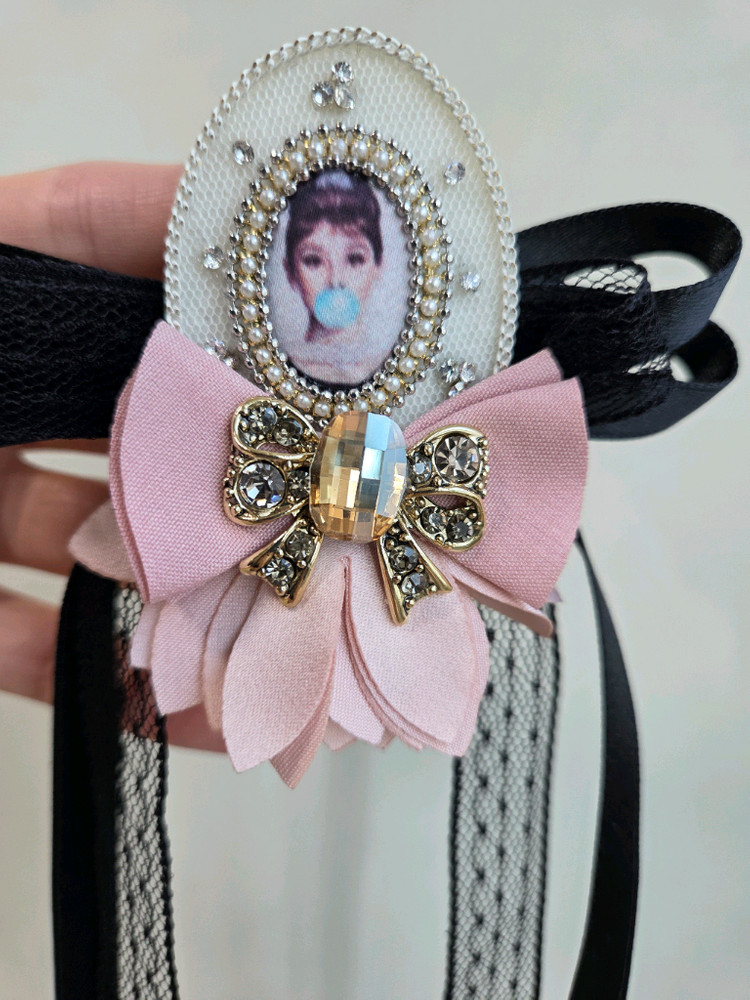 고급 프릴러플 블라우스 (모조에스핀 랑방 샤틴--8