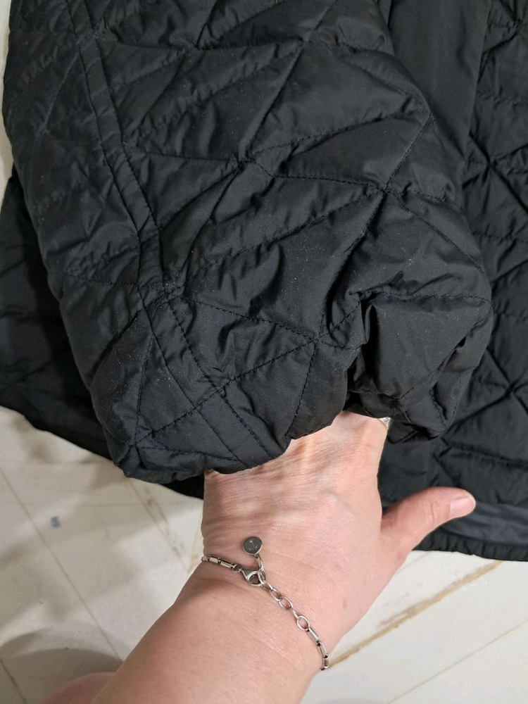 지스튜디오 퀼팅 후드 경량 자켓 블랙 55 이미지