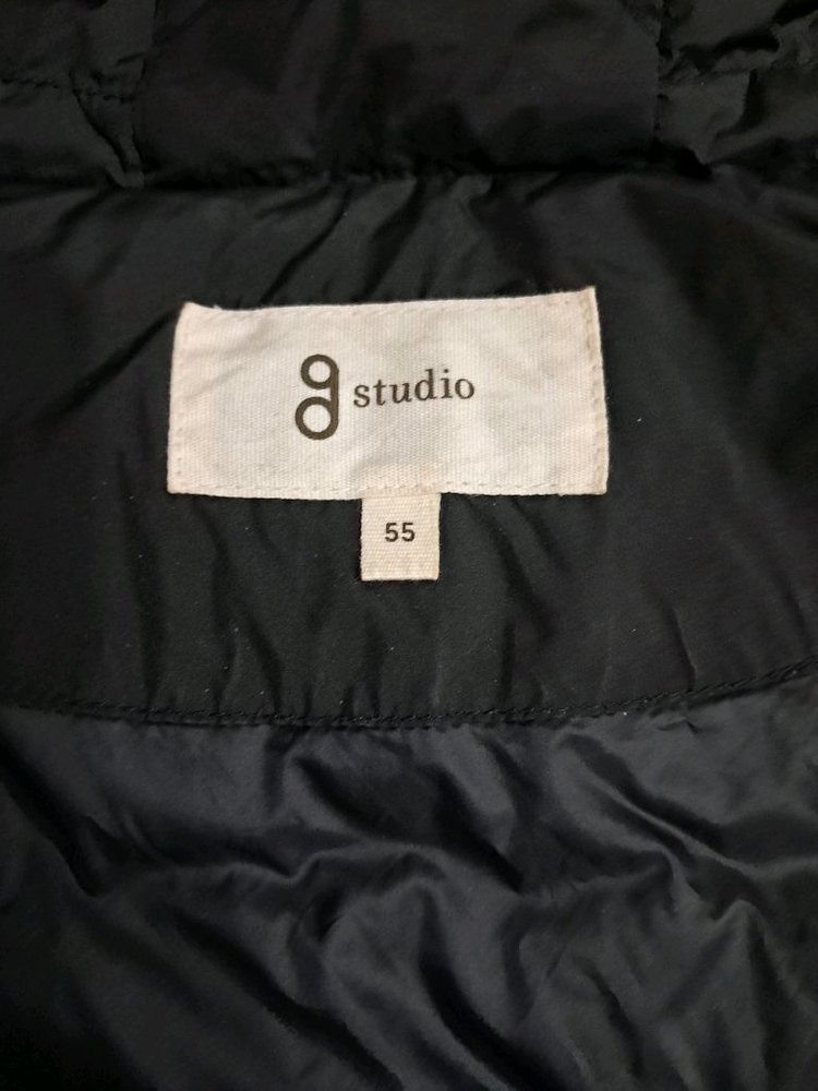 지스튜디오 퀼팅 후드 경량 자켓 블랙 55 이미지