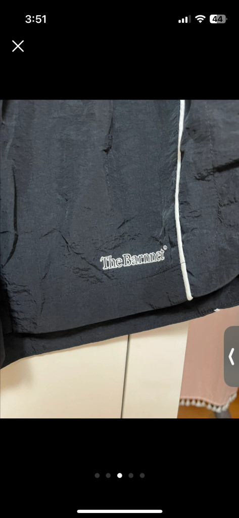 택ㅇ 새상품) 더바넷 클라우디 윈드 쇼츠 반바지 트레이닝 팬츠 밴딩 블랙 타낫--2