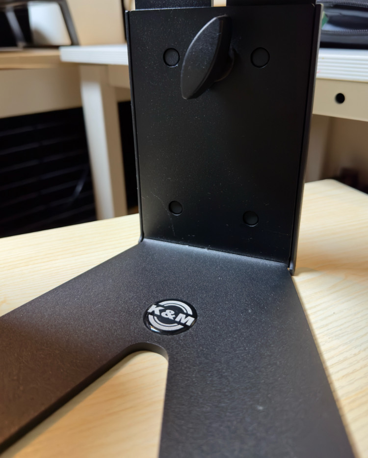 K&M 26772 탁상용 모니터 스피커 스탠드 1조(2개) 세트 이미지