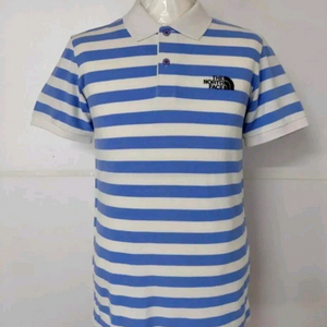 95)노스페이스 단가라 반팔 카라티셔츠