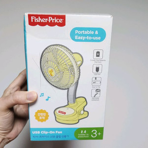 피셔프라이스 유모차 선풍기 미개봉 새상품 판매합니다. 이미지