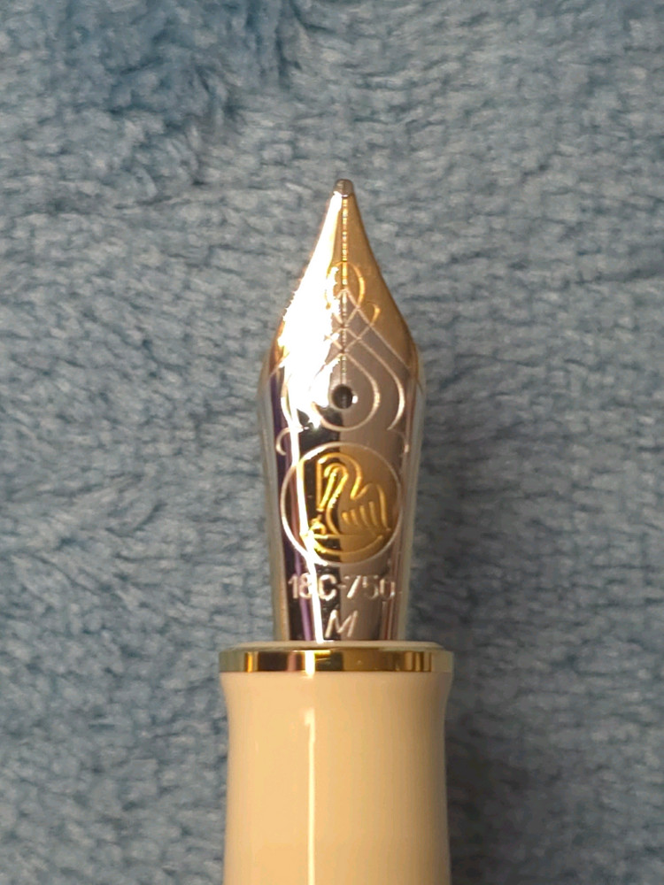 펠리칸 m800 크림블루 M닙 미사용 만년필 이미지