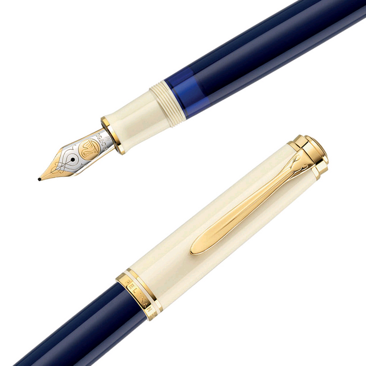 펠리칸 m800 크림블루 M닙 미사용 만년필 이미지