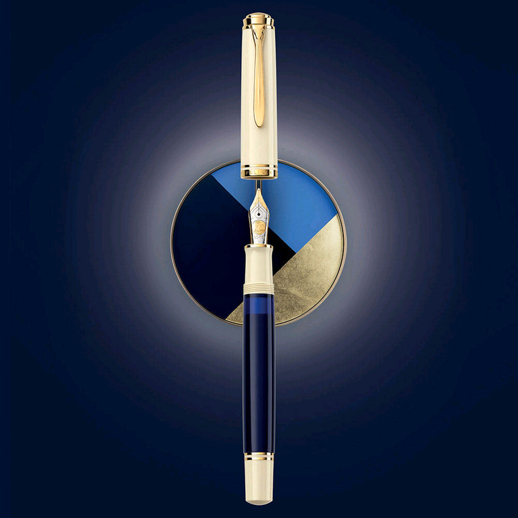 펠리칸 m800 크림블루 M닙 미사용 만년필 이미지