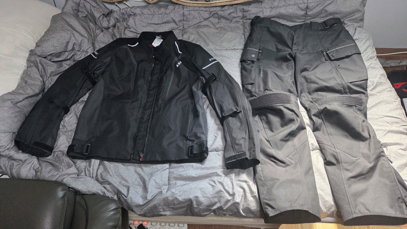 LS2 라이딩 자켓,펜츠 세트 팝니다--1