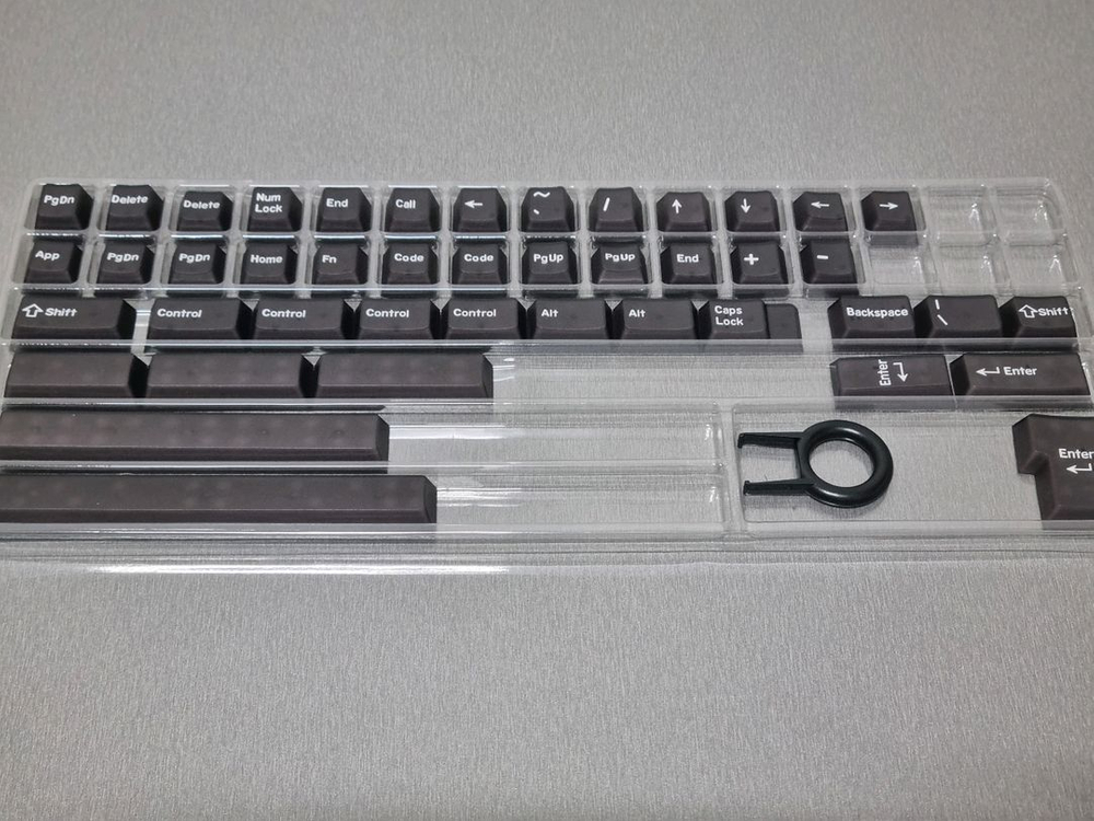 Cherry 반투명 안개 블랙 키캡 이미지