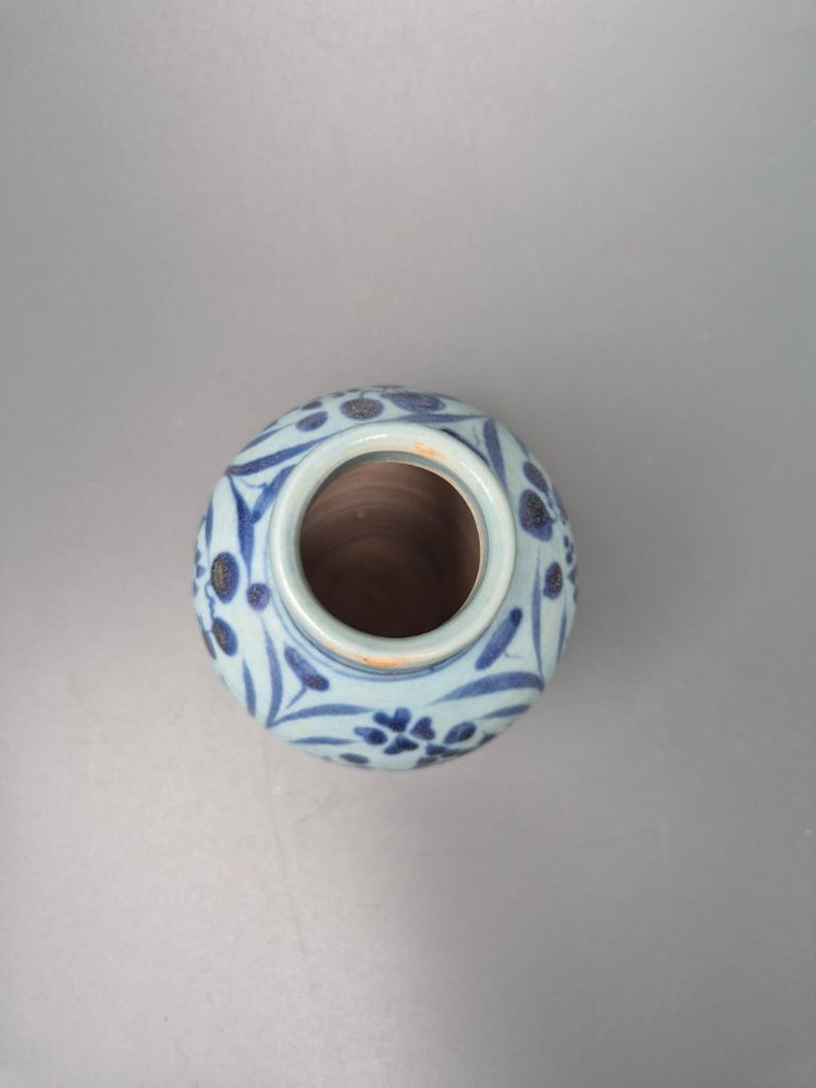 원청화 연꽃 봉황문 병 중국도자기 청화백자 골동품 고미술품 수집품 이미지