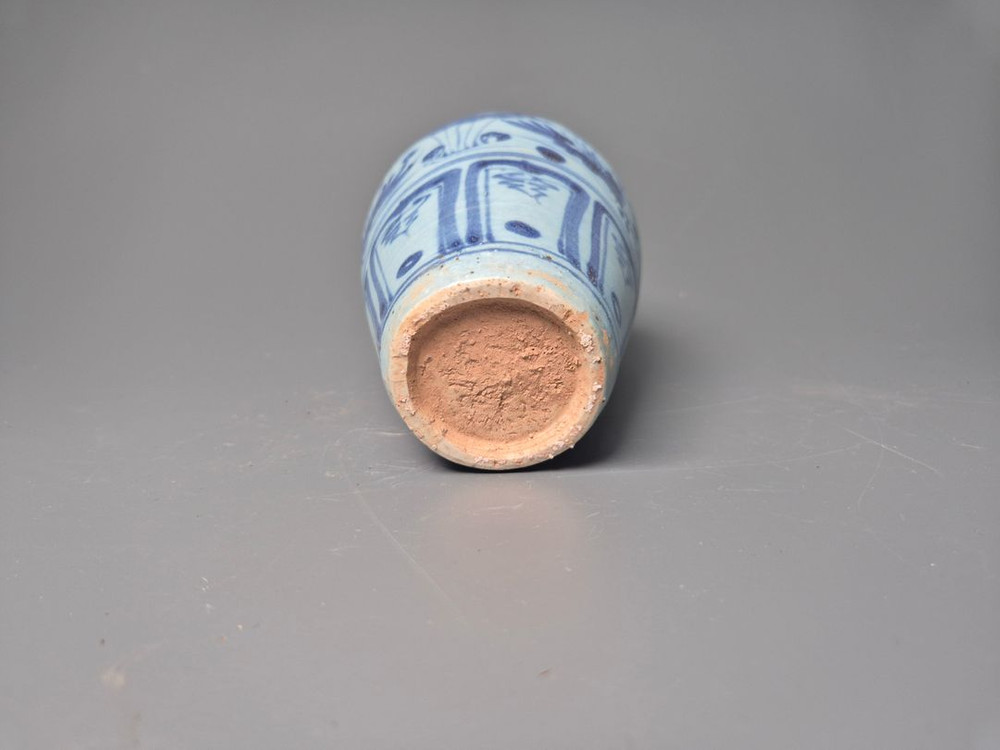 원청화 연꽃 봉황문 병 중국도자기 청화백자 골동품 고미술품 수집품 이미지