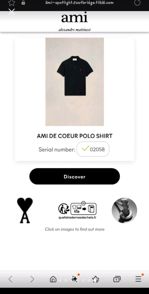 아미 반팔 폴로 PK 카라티 XL 새상품--7