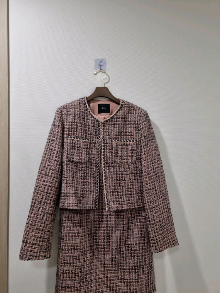 Roem 로엠 핑크 트위드 셋업 M 이미지