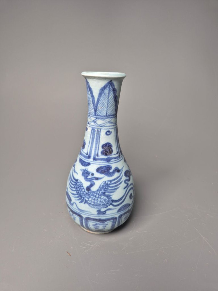 원청화 운봉문 옥춘병 중국도자기 청화백자 골동품 고미술품 수집품 이미지