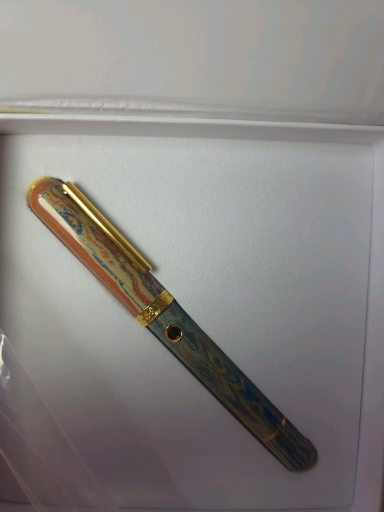 나왈 노틸러스 한정판 F 만년필 Nahvalur Nautilus - Aqua Regia 이미지