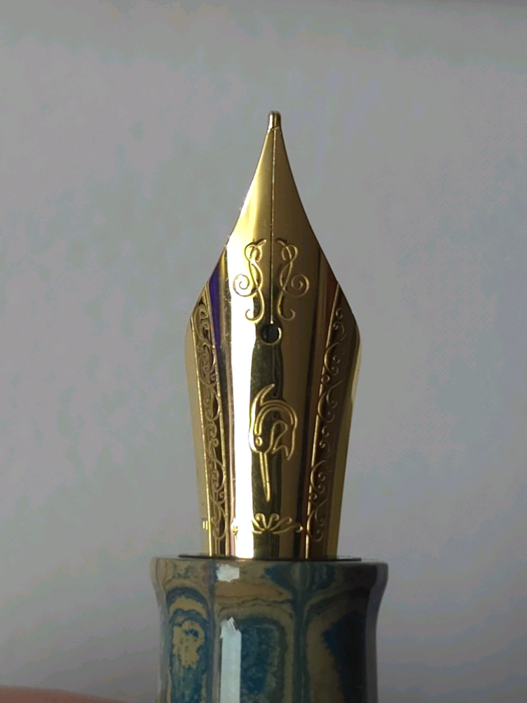 나왈 노틸러스 한정판 F 만년필 Nahvalur Nautilus - Aqua Regia 이미지