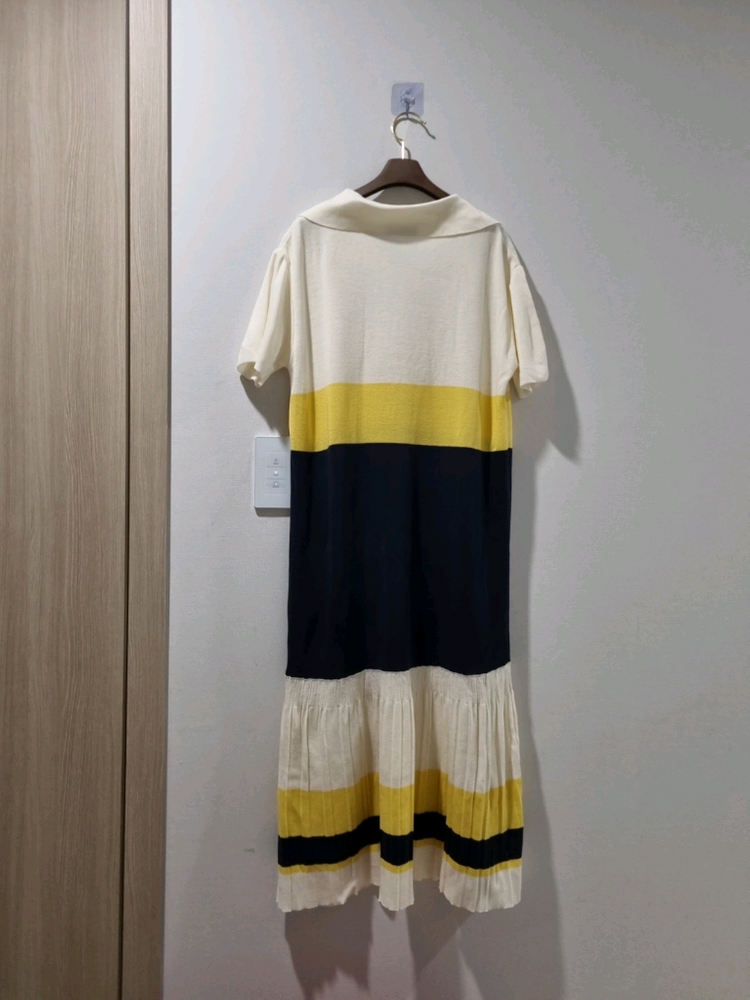 JJ지고트 니트 플리츠 롱 원피스 FREE 이미지