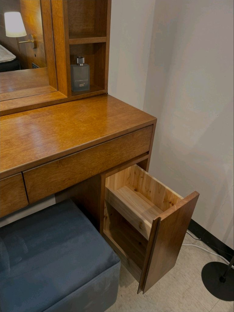 원목화장대 스툴세트 이미지