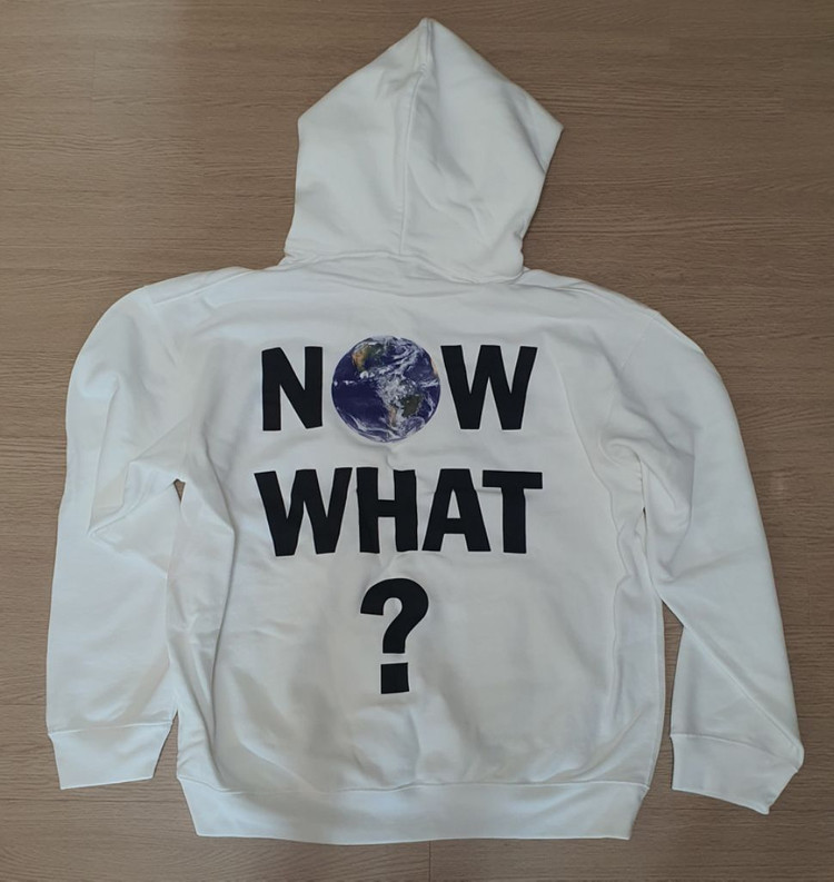 유니클로 칼리드윗 흰색 후드 L사이즈 새제품 4만원--1