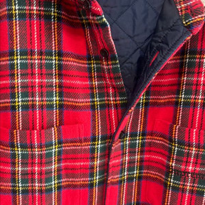 슈프림 후드 플란넬 셔츠 XL 레드 이미지