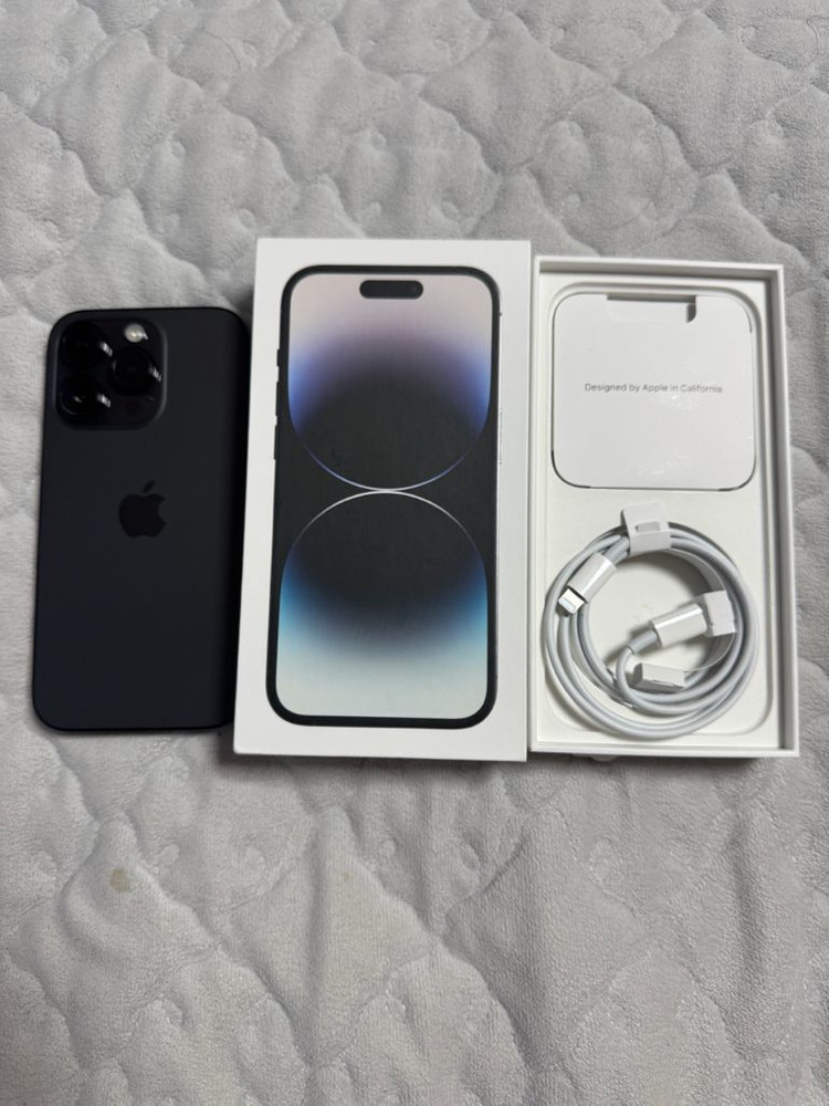 아이폰 14프로 128g 블랙 배터리100% 이미지