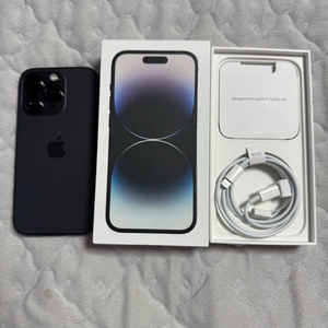 아이폰 14프로 128g 블랙 배터리100% 이미지