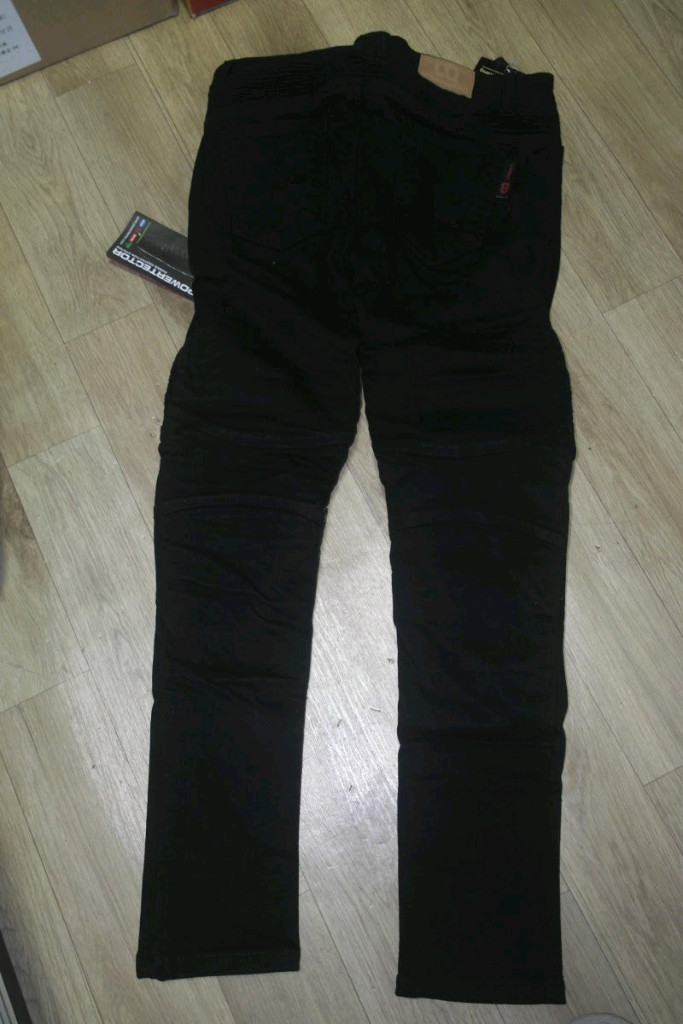 [미사용]신상 컨쿼 풀케블라 진 칼데로 바지 -검정---3